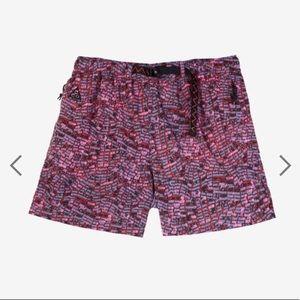 New Nike ACG Shorts Red All Conditions Gear Trail